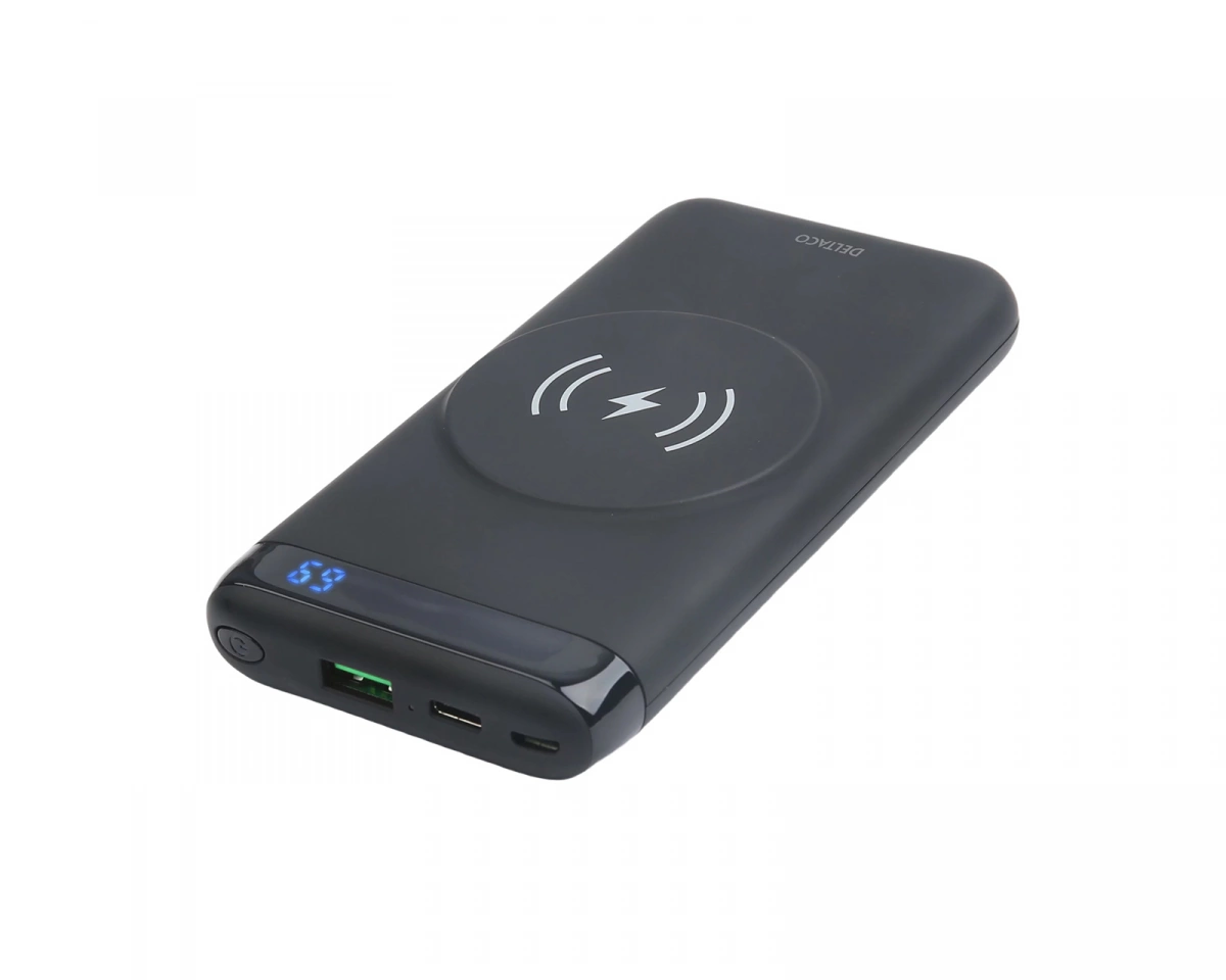 Deltaco PB-Q1003 PowerBank - Svart - 10000 mAh