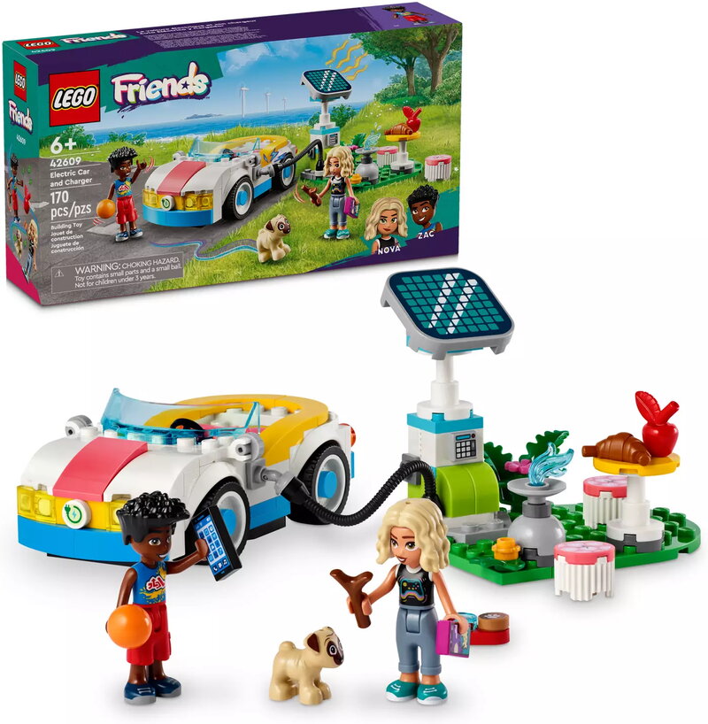 LEGO Friends Elbil och laddstation 42609