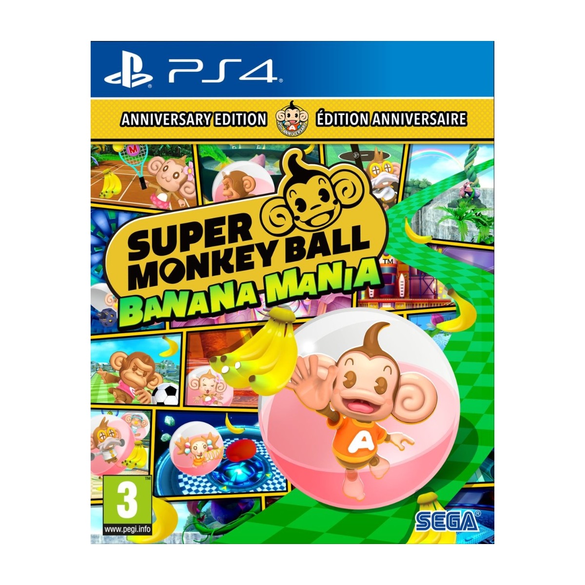 Super Monkey Ball: Banana Mania (Launch Edition) - Sony PlayStation 4 - Plattformsspelare
