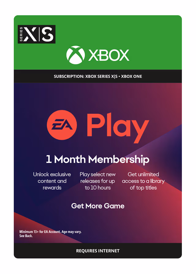 EA Play 1 Month Subscription - XBOX