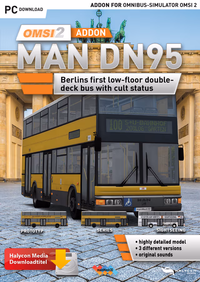 OMSI 2 Add-On MAN DN95 - PC Windows