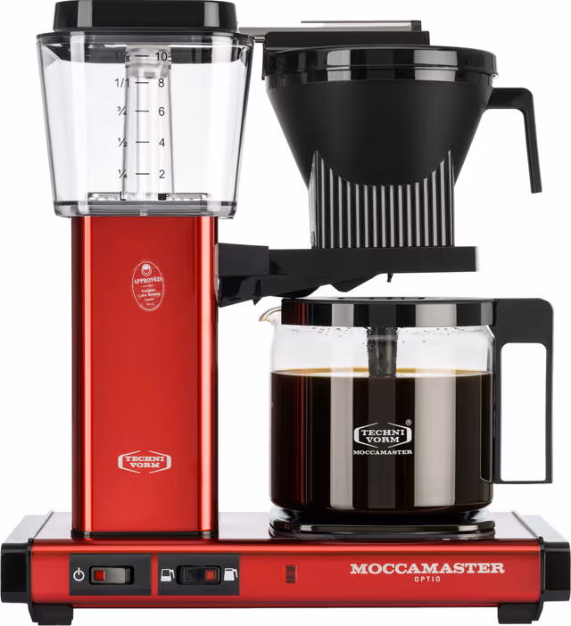 Moccamaster Optio kaffebryggare MOC53914 (röd metallic)