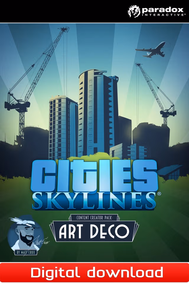 Cities Skylines - Content Creator Pack Art Deco - PC Windows Mac OSX