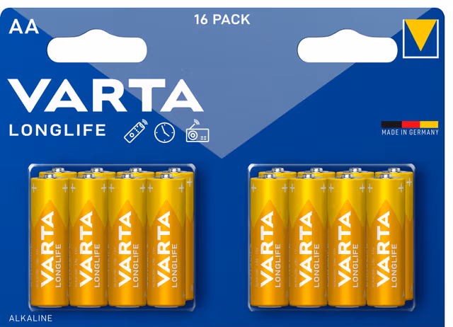 VARTA Varta Longlife - AA - 16-pack
