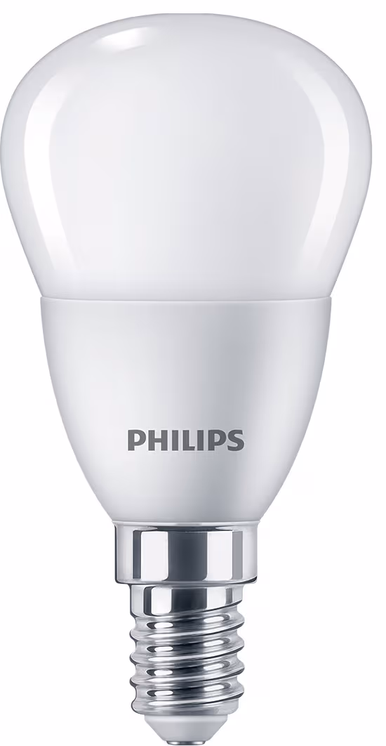 Philips LED-glödlampa Mini-ball 5W/827 (40W) Frosted 2-pack E14