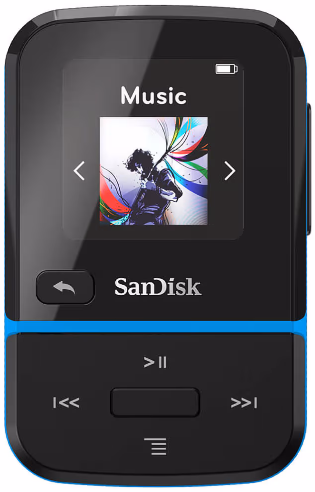 Sandisk MP3-spelare Clip Sport Go 16 GB (svart)