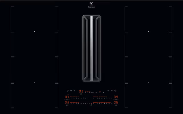 Electrolux Serie 800 Induktionshäll med fläkt HHOF875S (83cm)
