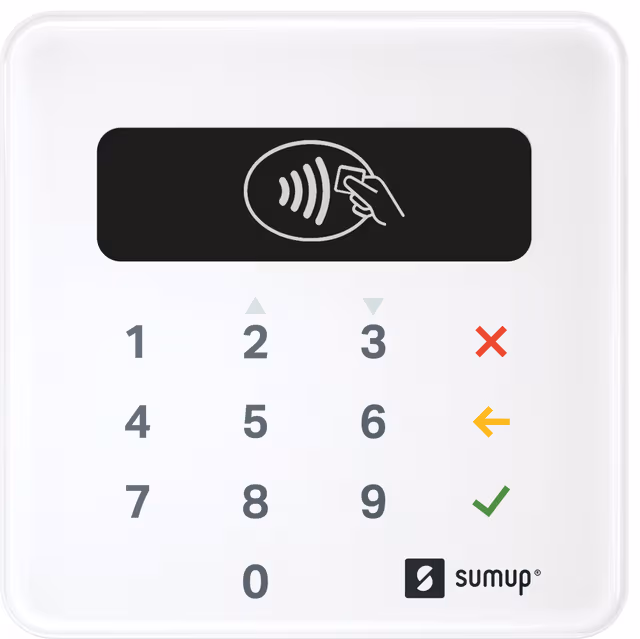 SumUp Air trådlös kortterminal