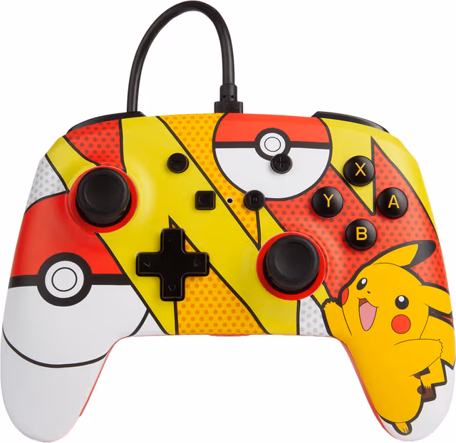 PowerA Enhanced - Pokemon Pikachu Pop Art - Wired Controller - Nintendo Switch