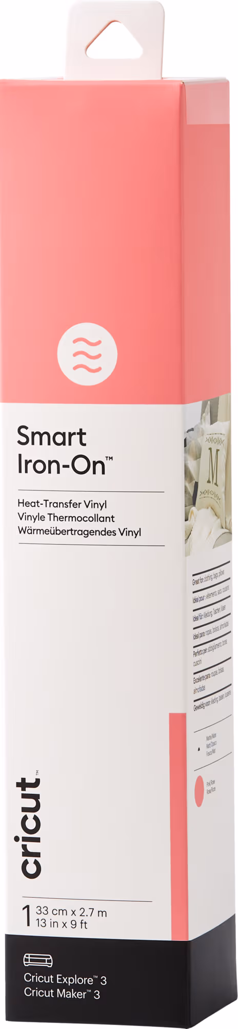 Cricut Smart Iron-On Glitter ark 33x273 cm (rosa)