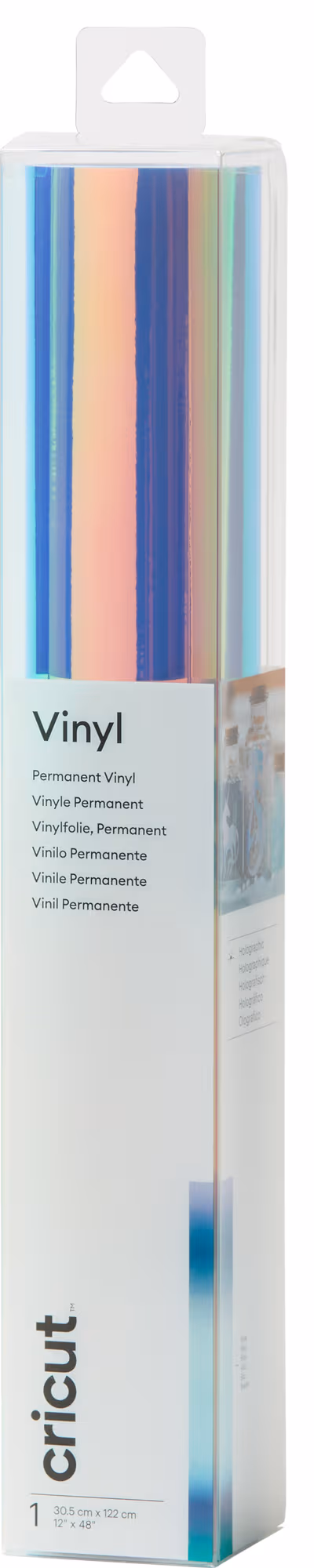 Cricut Holographic - craft material - 30.5 x 122 cm - blue - vinyl