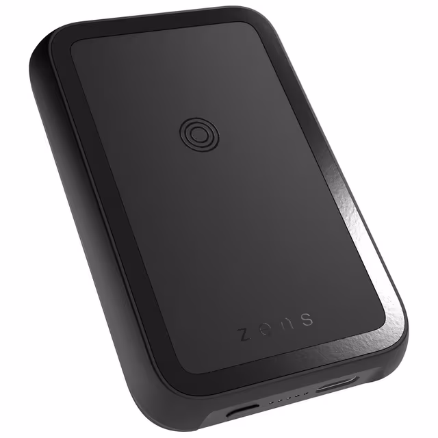 ZENS Magnet 4000 mAh Wireless Powerbank PowerBank - Svart - 4000 mAh