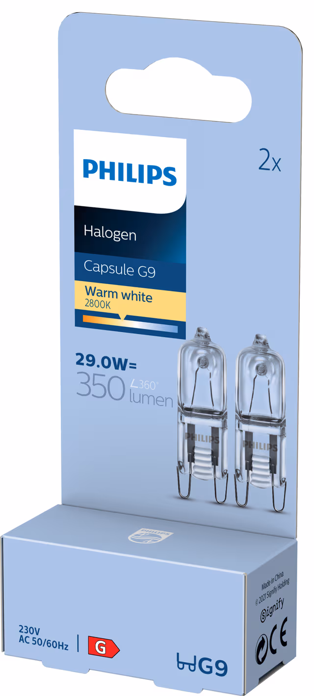 Philips halogenlampa G9 8719514334618