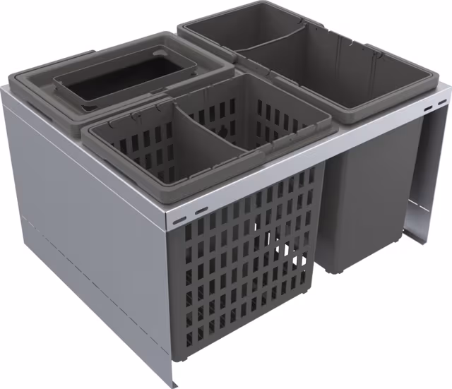 Epoq XP Cube 600 sopsorteringssystem (mörkgrå)
