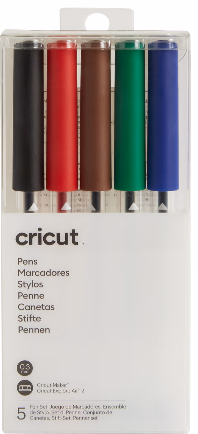 Cricut Explore Maker Fine Point pennset 5-pack (Basics)
