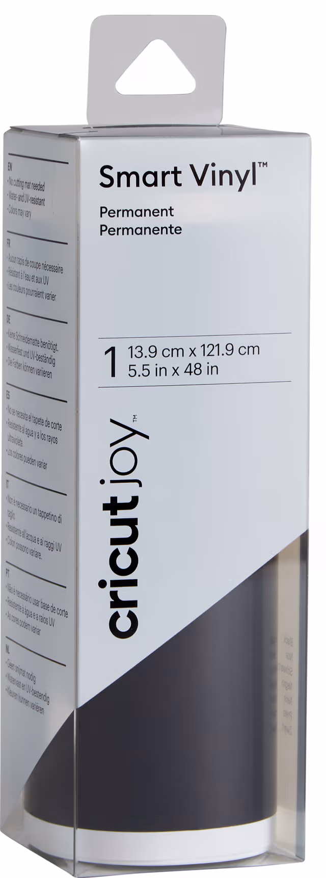 Cricut Joy Smart Vinyl rulle 14x122 cm (black)