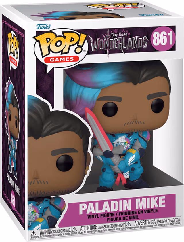 Funko! - POP! Games: Tiny Tina Wonderlands (Paladin Mike) 861 - Figur