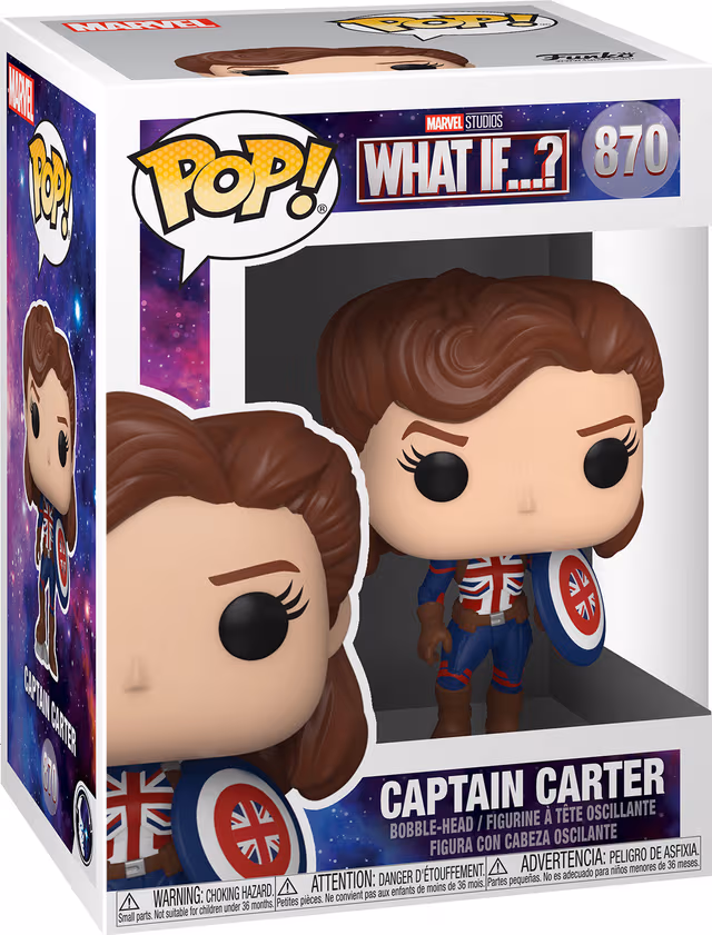 Funko Pop! Vinyl Marvel What If...? Captain Carter figur