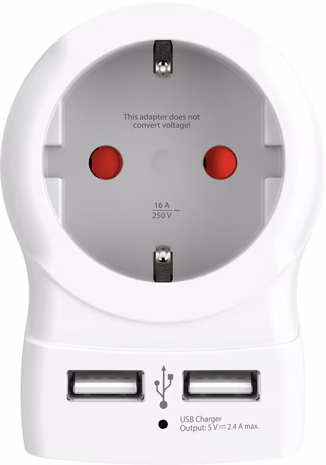 SKross power adapter - 2 x USB - 12 Watt