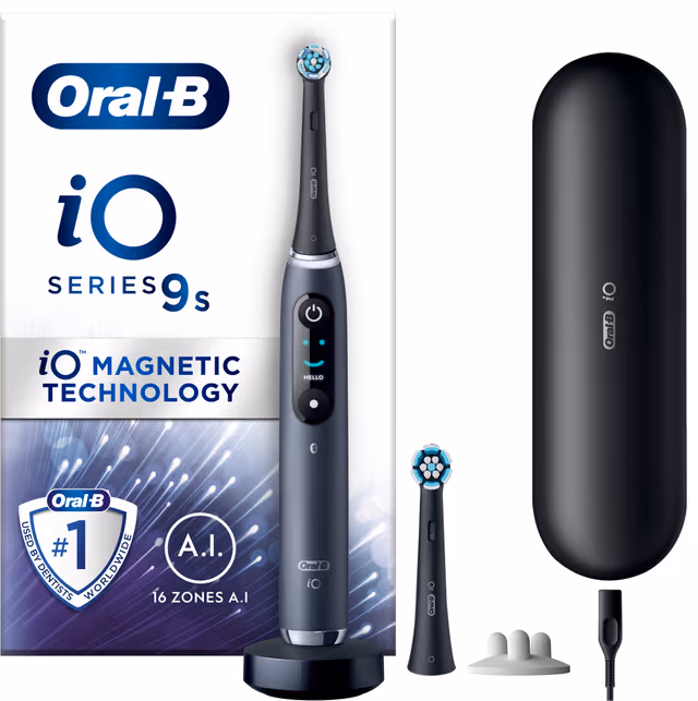 Oral-B iO Series 9S eltandborste, Black Onyx