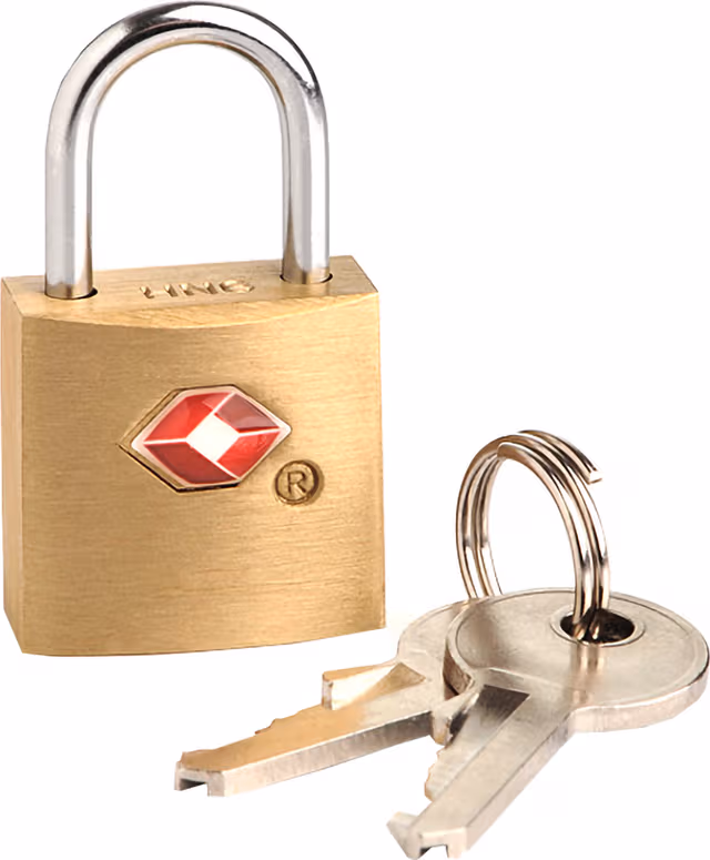 Travel Blue Security TSA-godkänt lås (guld)