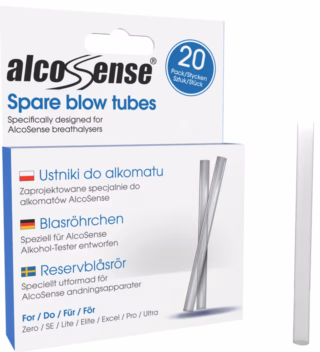 AlcoSense Mouthpieces 20-Pack