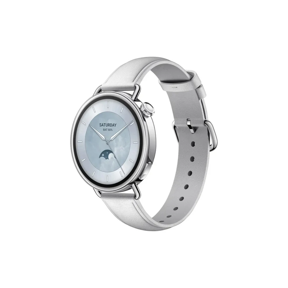 Xiaomi Watch S4 41mm - Leather Strap - White