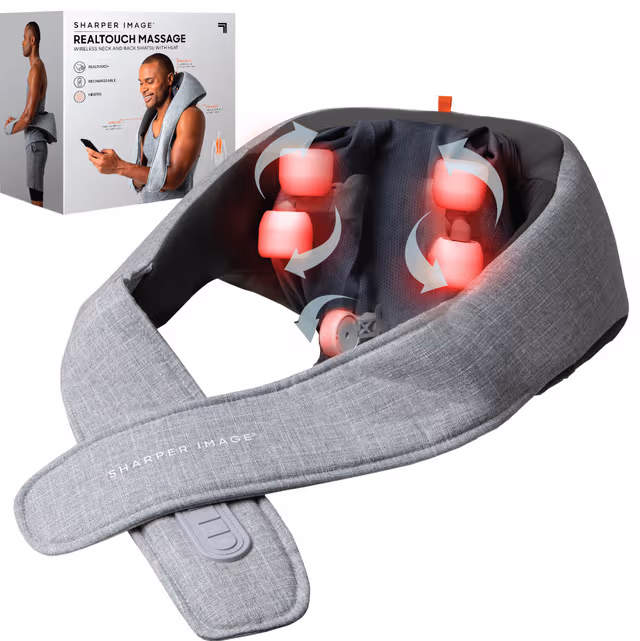 Sharper Image Shiatsu nack- och ryggmassageapparat med värme P000287