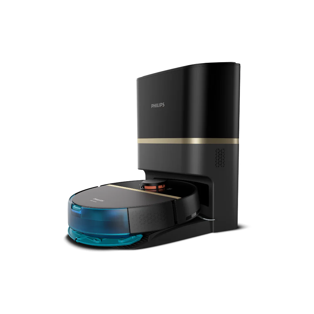 Philips HomeRun 7000 XU7000 Robotdammsugare Svart/guld