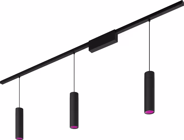Philips Hue Perifo Ceiling Pendant - 3 Cylinders - Black