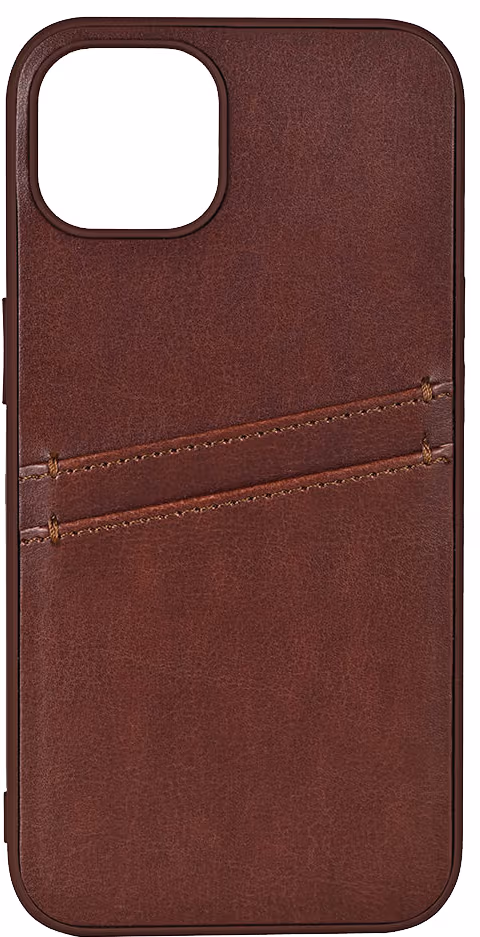 BUFFALO Back cover PU 2 card iPhone 12/12 Pro Brown