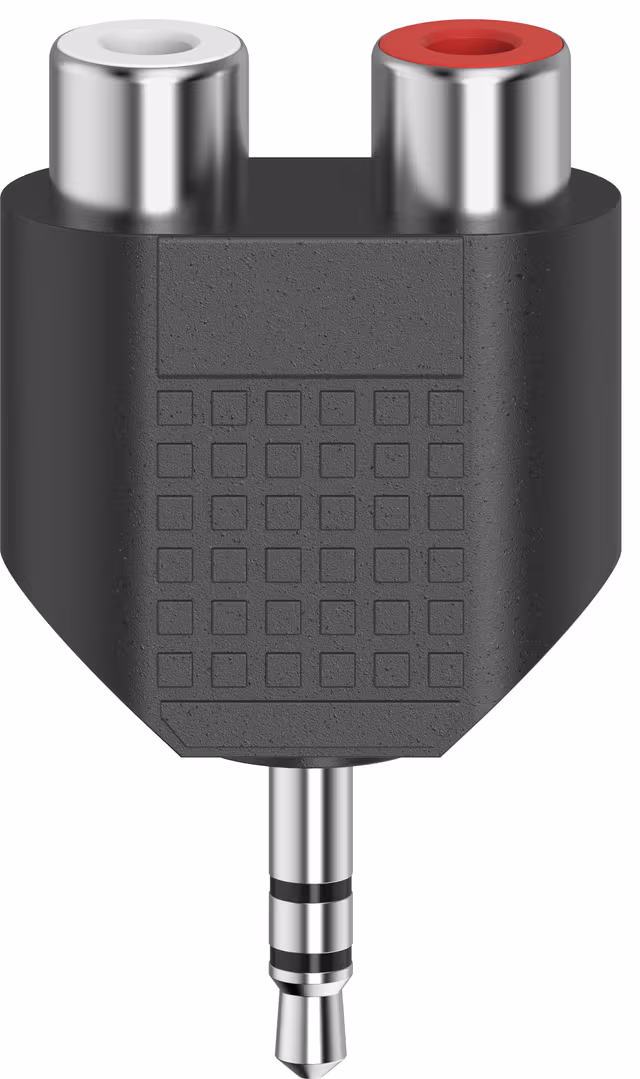 Hama 2x RCA to 3.5 mm jack - cable gender changer