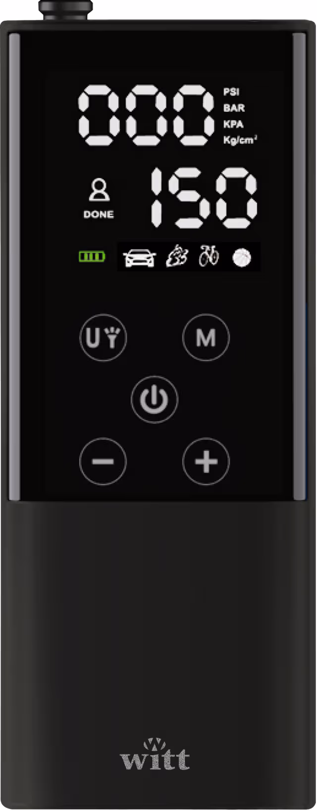 Witt Smart Touch cykelpump MP102280 (svart)