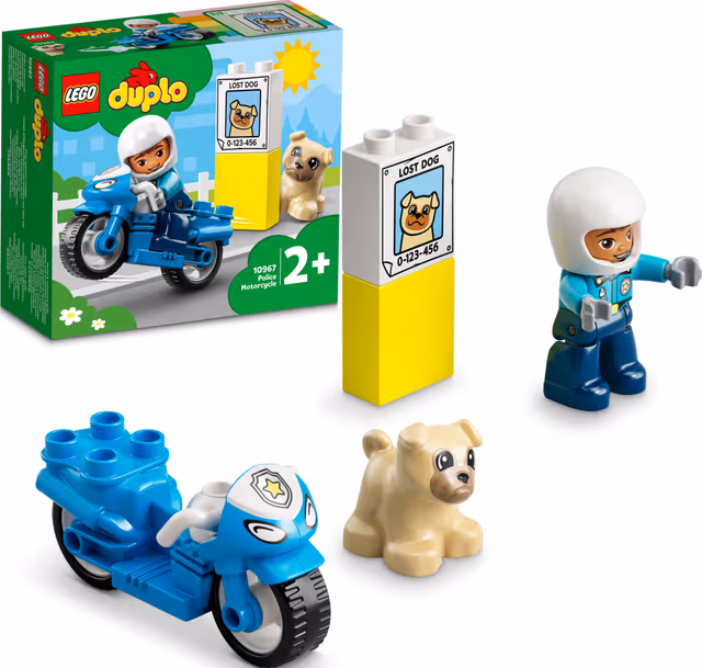 LEGO DUPLO Town Polismotorcykel 10967