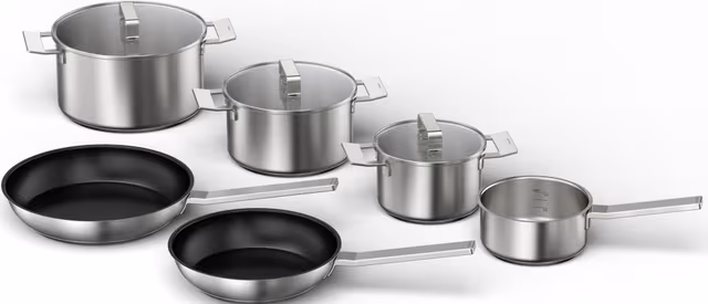 Bosch Kastrull & Stekpanna set Pro Induction HEZ9SE060 (6 delar)
