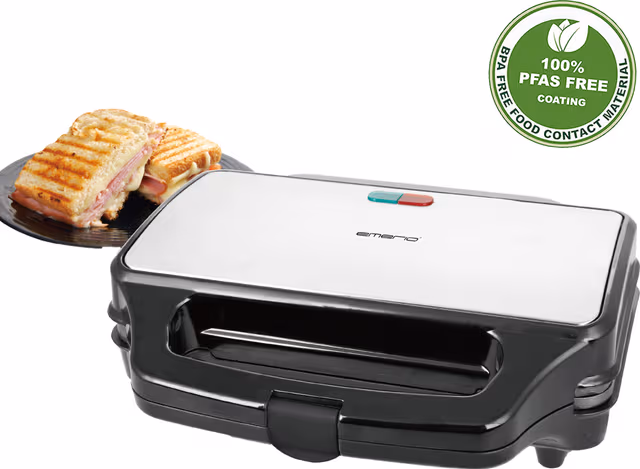 Emerio Smörgåsgrill XXL Rostfri