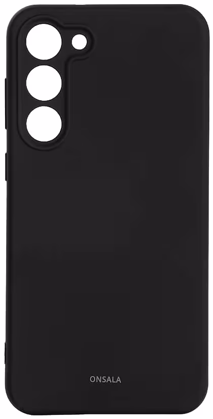 ONSALA Phone Case Silicone Black - Samsung S23+ 5G