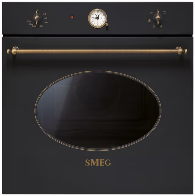 Smeg Serie Colonial Inbyggnadsugn SF800AO (antracite)