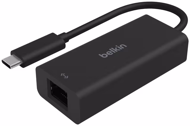 Belkin INC012btBK Connect USB-C to 2.5 Gb Ethernet Adapter