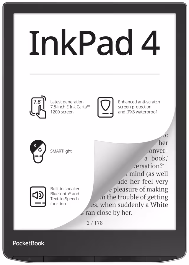 PocketBook InkPad 4 - Stardust Silver