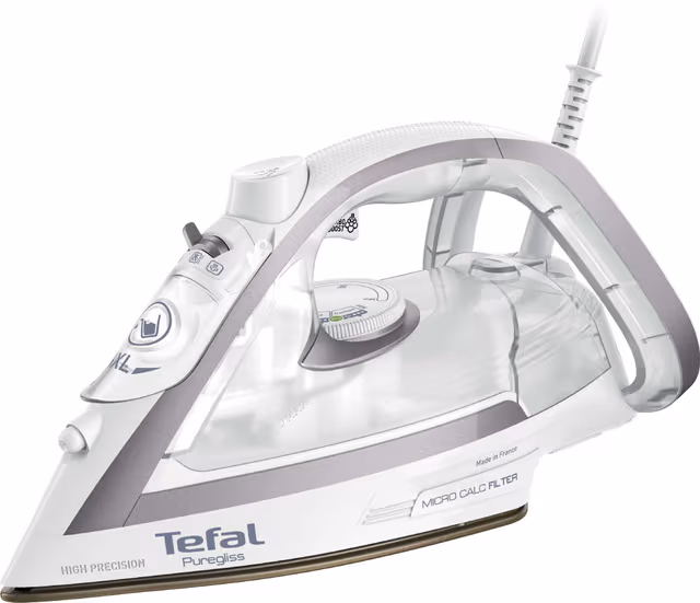 Tefal Puregliss strykjärn FV8043E0 (silver/vit)