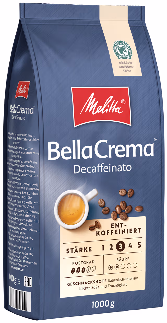 Melitta Bella Crema Decaffeinato 1 kg