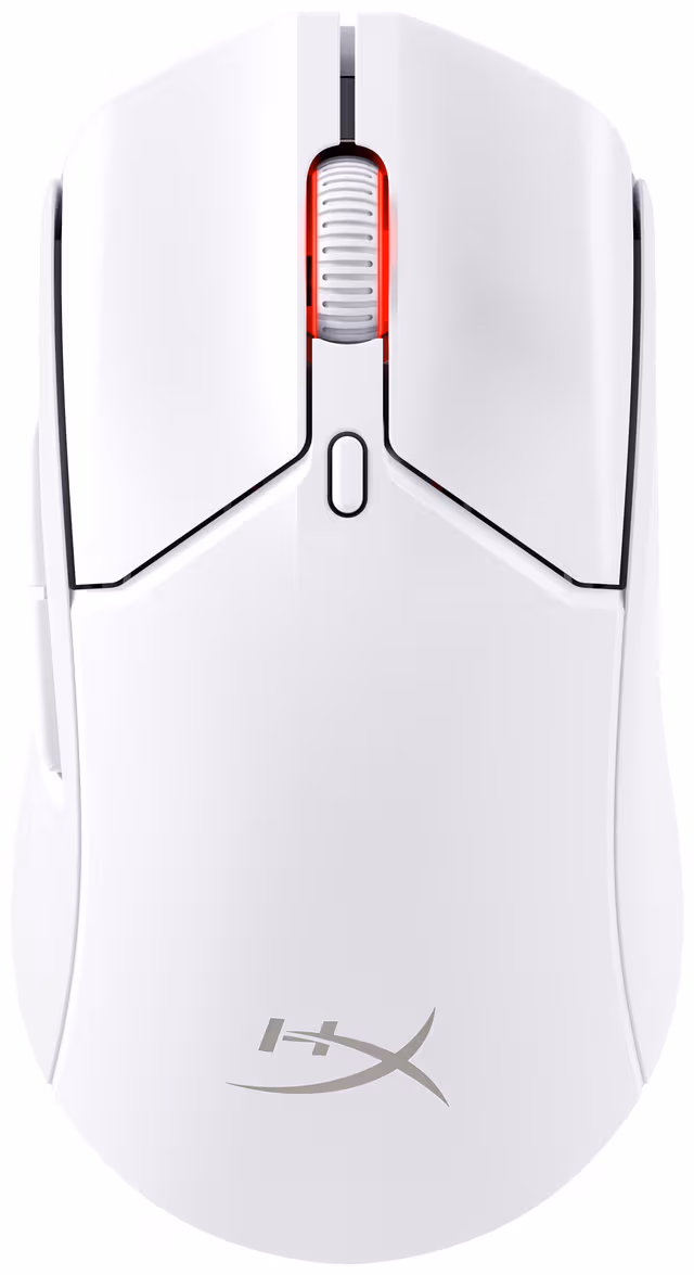 HyperX Pulsefire Haste 2 Wireless - White - Mouse - Optic - 6 knappar - Vit