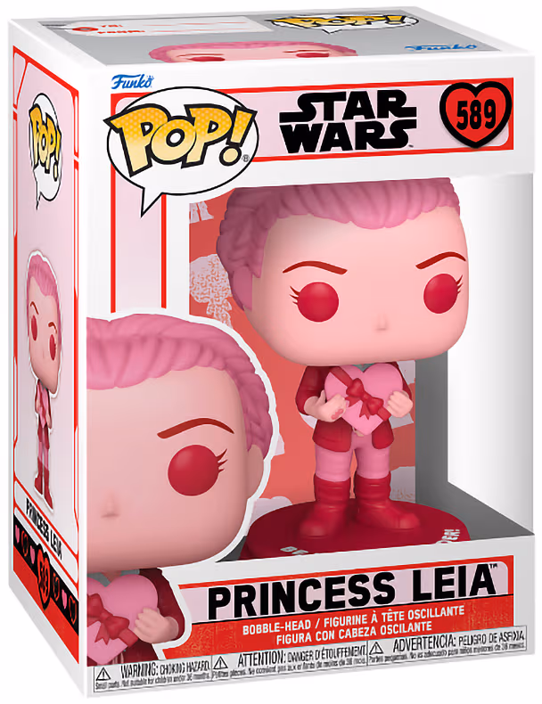 Funko Pop! Vinyl Star Wars Valentines S3 Leia figur