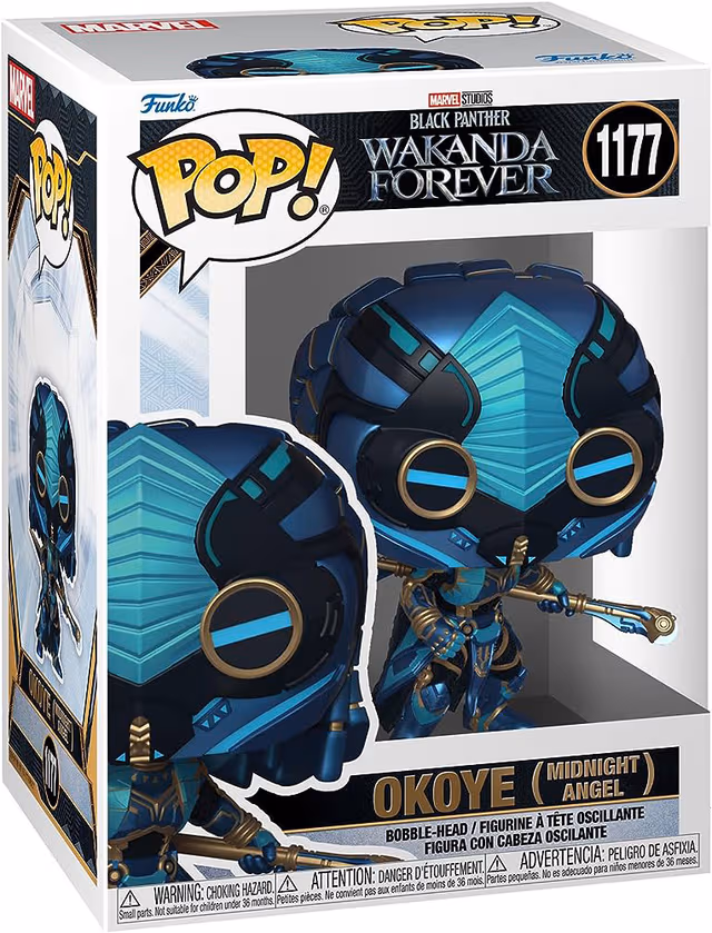 Funko Pop! Vinyl Marvel Black Panther Okoye Midnight Angel figur