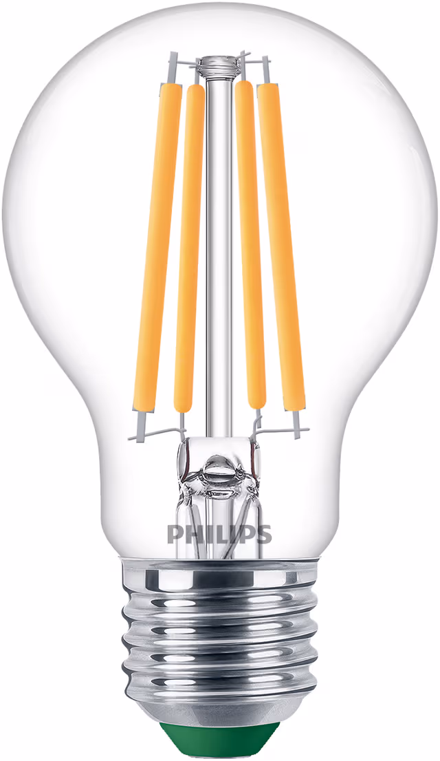 Philips LED-glödlampa Standard 4W/827 (60W) Clear E27