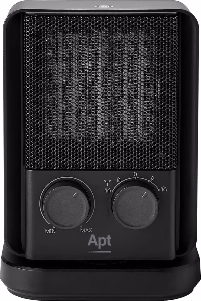 Apt 2000W PTC skrivbordsvärmare 31688 (svart)