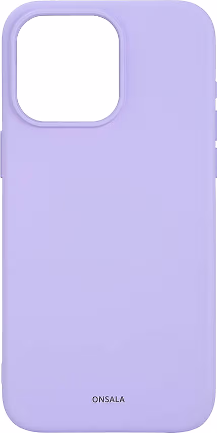 ONSALA Back Sil Touch Recycled MagSerie iPhone 15 Pro Max Purple