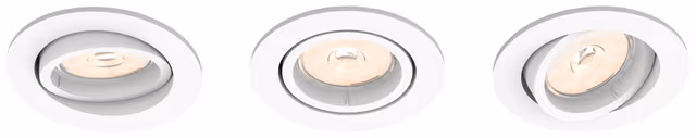 Philips Donegal taklampa GU10 3-pack (vit)