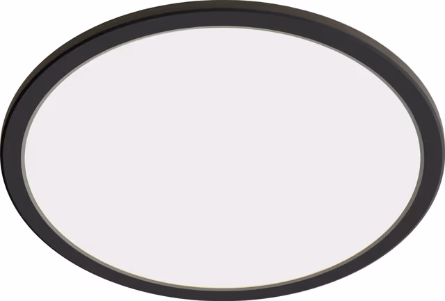 Philips Superslim CL550 Ceiling lamp Ø250 mm LED 15W 2700K SceneSwitch IP44, Black